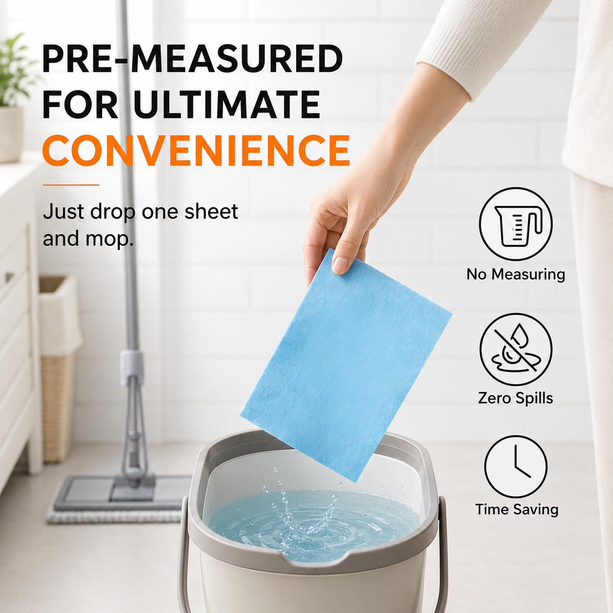 🫧 Nectavira® 3-in-1 Eco-Friendly Dissolvable Floor Cleaner  | Antibacterial, Deodorizing & Long-Lasting Freshness 🧹