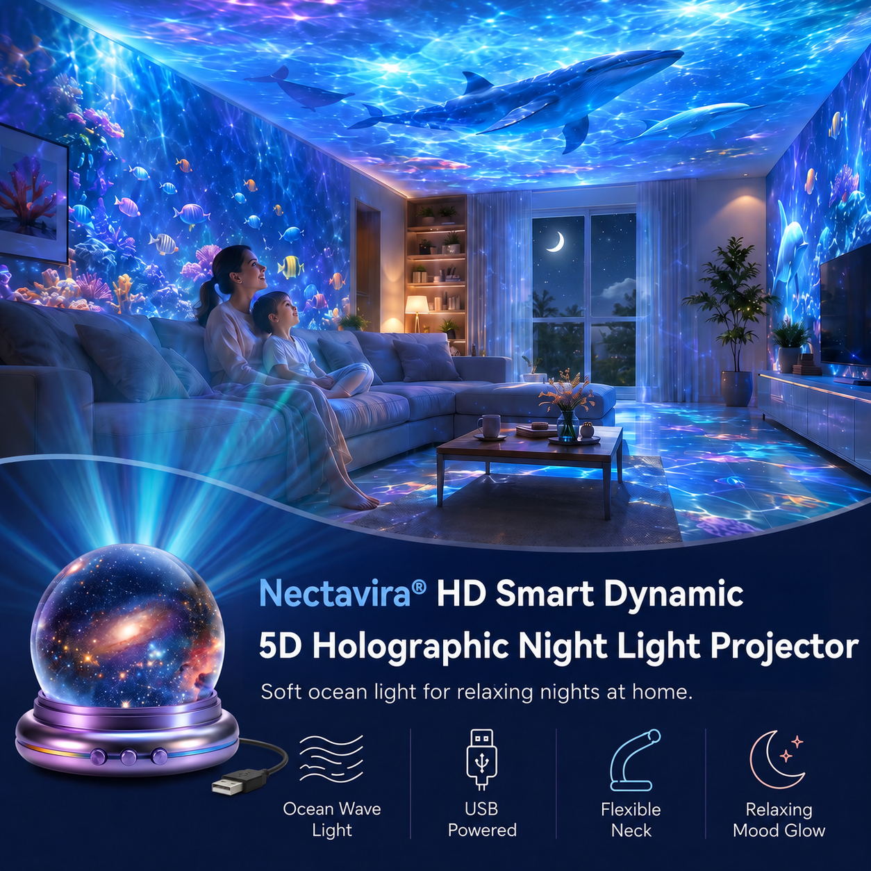 🔥 40% OFF Nectavira® Projector🌘