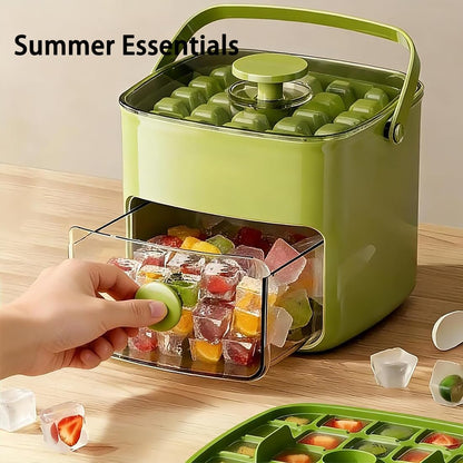 Nectavira® QuickPop 48-Cube Ice Tray Set with Storage Bin