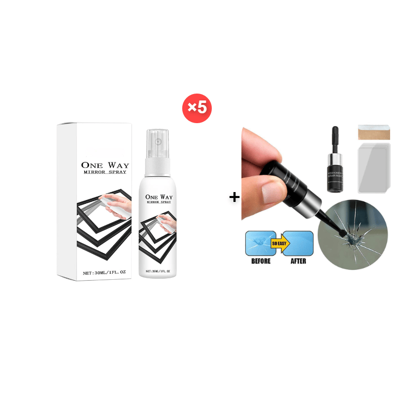 🪟 49% OFF Reflective Window Spray | One-Way Mirror Privacy Shield for Home & Car