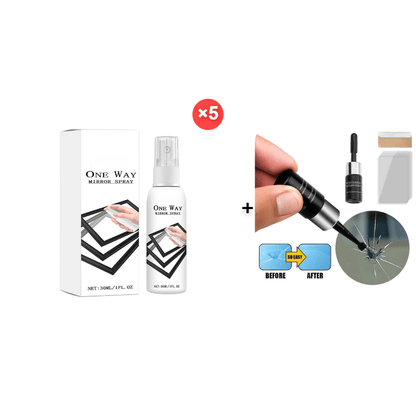 🪟 49% OFF Reflective Window Spray | One-Way Mirror Privacy Shield for Home & Car