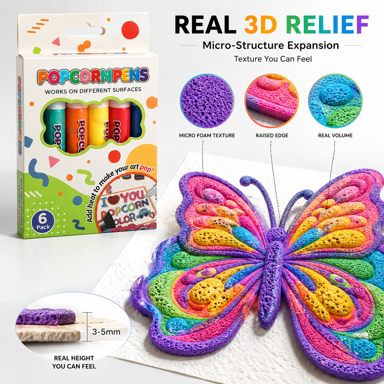 Save 50% by ordering today丨🏛️🔖IEY® 3D Relief Art Pen – Turn Flat Drawings Into Touchable 3D Art