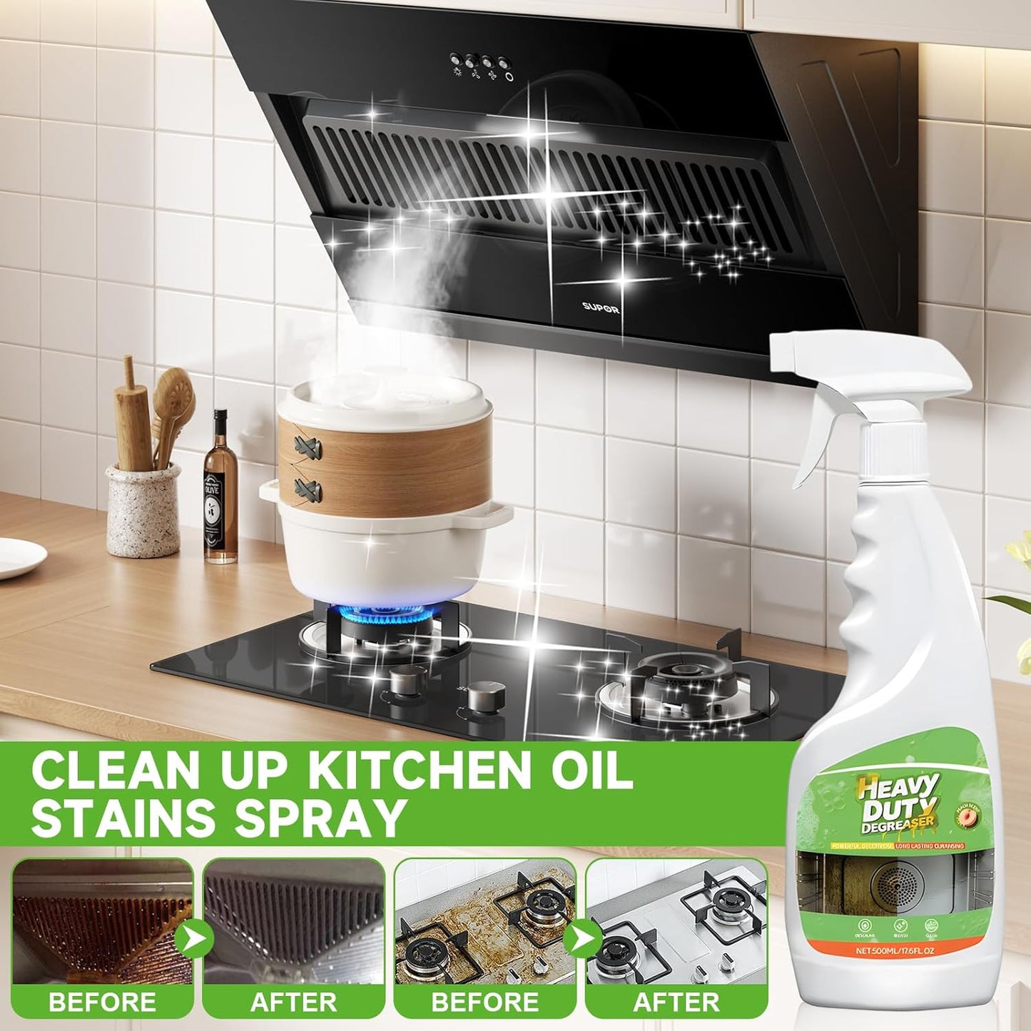 Heavy Duty Kitchen Degreaser Spray 300ml