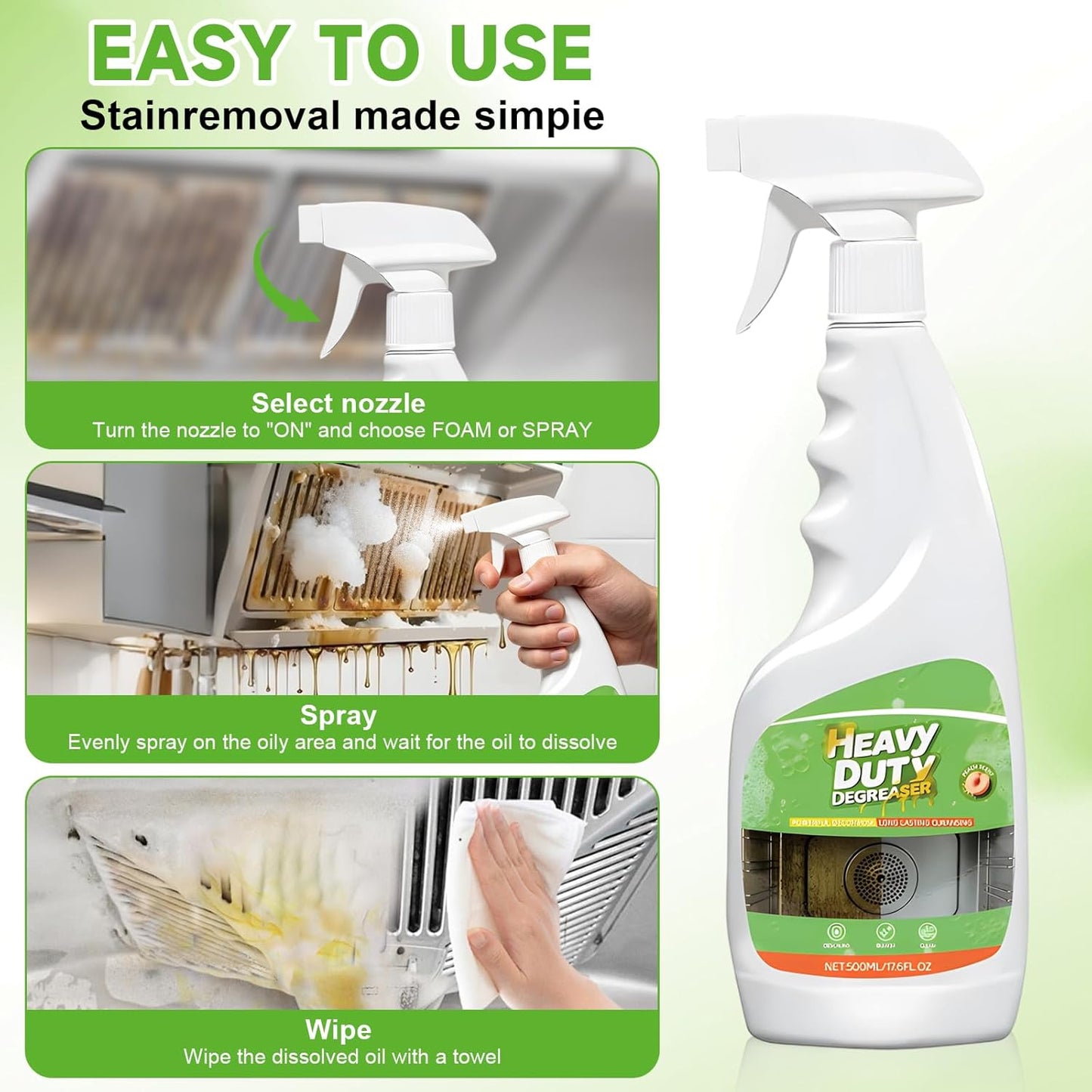 Heavy Duty Kitchen Degreaser Spray 300ml