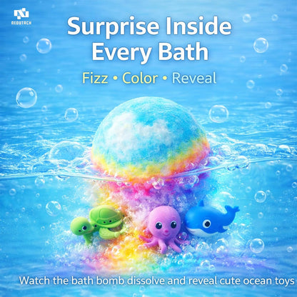 🎁Gentle Kids Bath Bomb Set – Food-Grade Colors, Surprise Toys & Fun Bath Time Adventures🔥 Limited Time – Save 70% Today