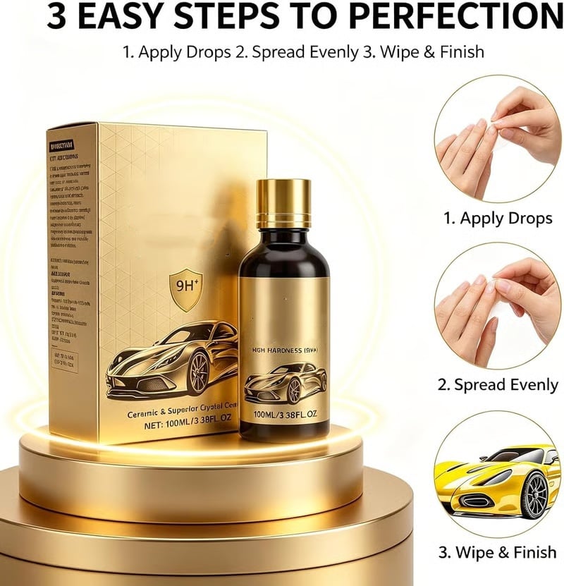 🔥 Flash Sale | Automotive Ceramic Coating Agent – 9H Gloss Protection & Water-Beading Shine 🚗