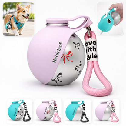 🔥 Hot Sale 50% OFF — 𝐍𝐞𝐜𝐭𝐚𝐯𝐢𝐫𝐚® Stainless Steel Pet Water Bottle | Leak-Proof Travel Dog & Cat Water Bottle for Walking, Hiking, Park Days & Outdoor Adventures🐾3