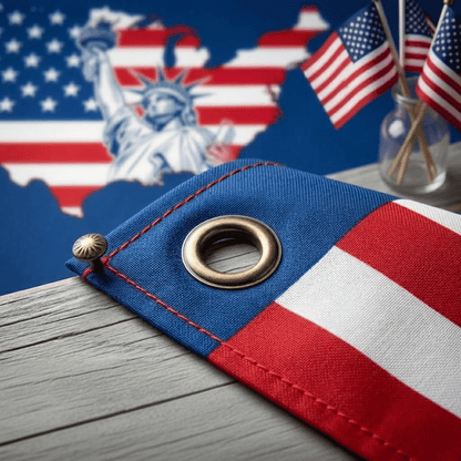 🗽 Honor Your American Pride 🎉 Handcrafted by Veterans – 250th   Anniversary USA Fan Flag 🏅