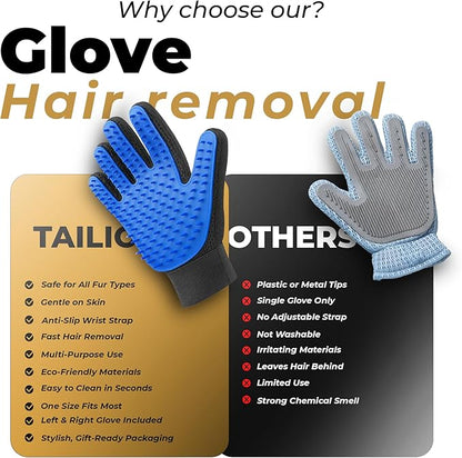 Combing glove - Pet grooming tool par excellence