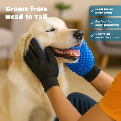 Combing glove - Pet grooming tool par excellence