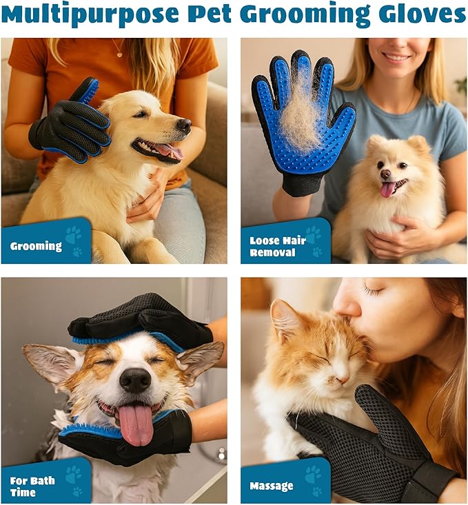 Combing glove - Pet grooming tool par excellence