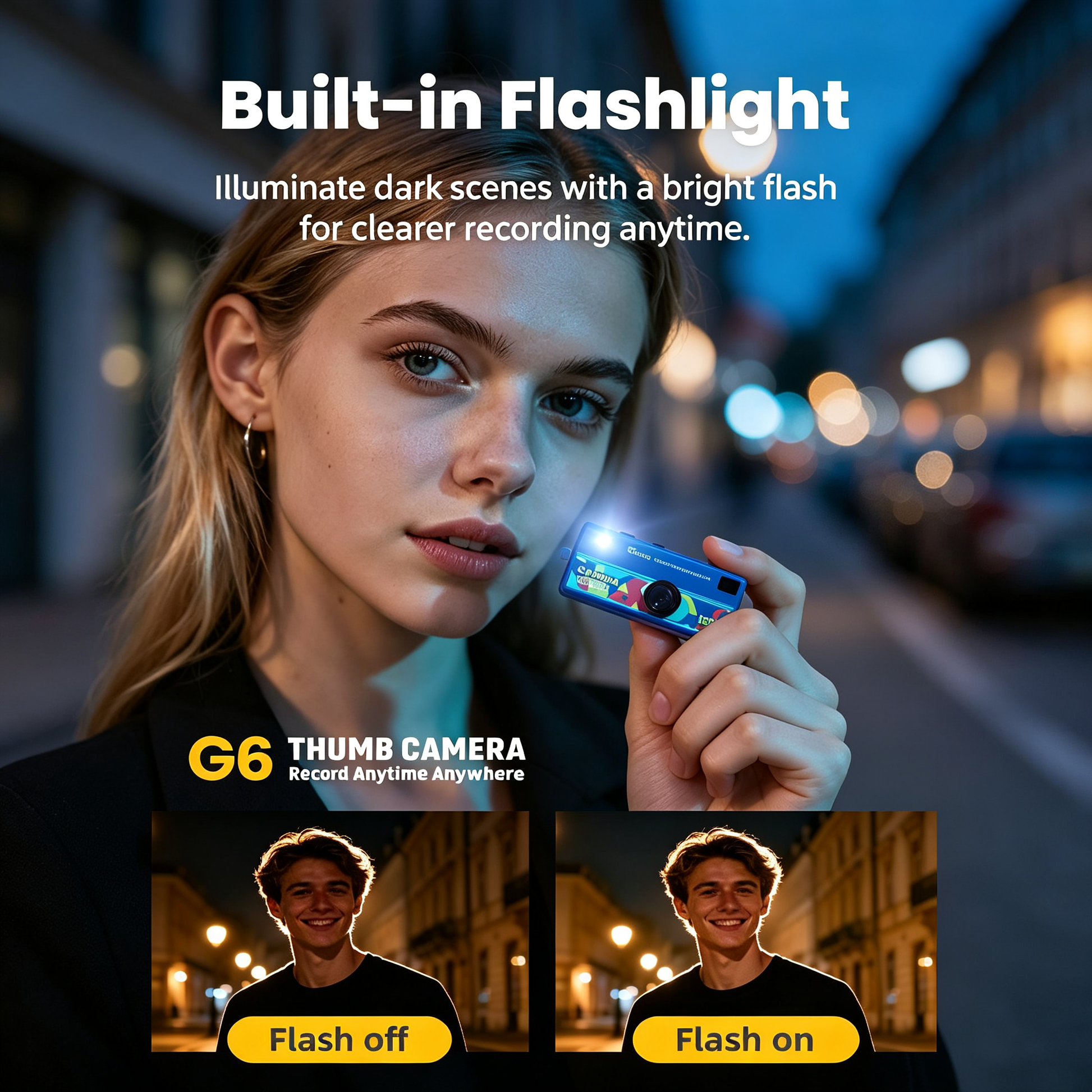 Billhol® Pro Mini Keychain Camera – Capture Everyday Moments Anywhere