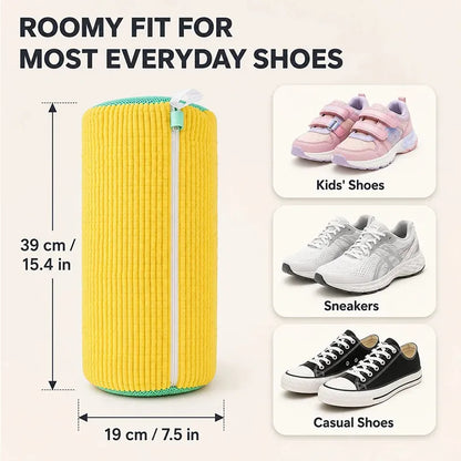 👟 Nectavira® Chenille Shoe Washing Machine Bag – Protective Mesh & Hidden Zipper 🔒