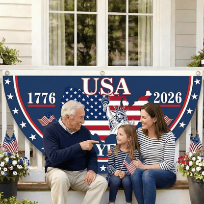 🗽 Honor Your American Pride 🎉 Handcrafted by Veterans – 250th   Anniversary USA Fan Flag 🏅