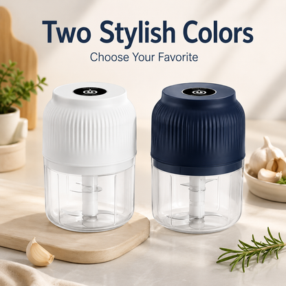🔥 50K+ Sold |  𝐍𝐞𝐜𝐭𝐚𝐯𝐢𝐫𝐚® Mini Electric Food Chopper – One-Press Garlic & Veggie Prep 🍳🥕🧄