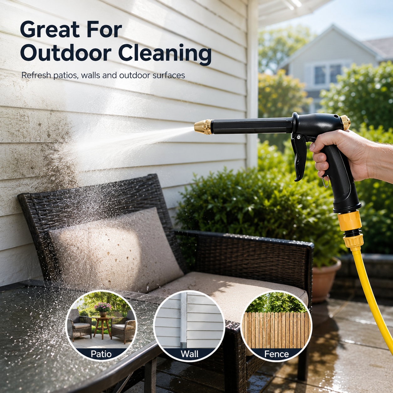🚀 2026 New Version Upgraded TIMNAMY® Portable High-Pressure Water Sprayer | Blast Away Dirt, Mud & Grime with Ease🚗🚗1