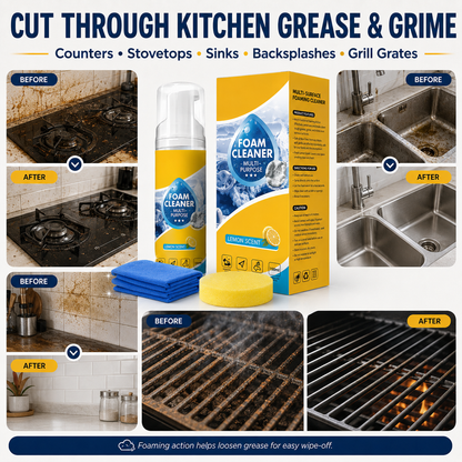 Nectavira All-Purpose Foam Cleaner – Multi-Surface Cleaner for Home, Car & More