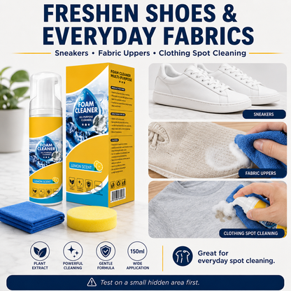 Nectavira All-Purpose Foam Cleaner – Multi-Surface Cleaner for Home, Car & More