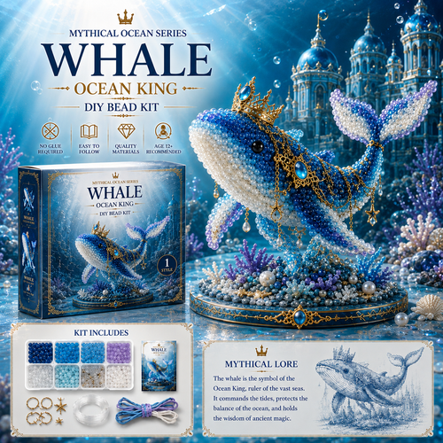 🌊 Mythical Ocean DIY Bead Kit – Choose From 12 Collectible Ocean Creature Styles