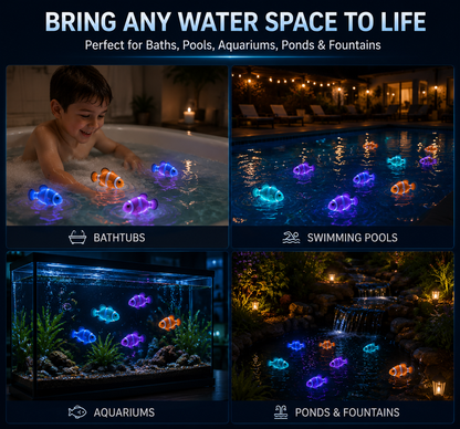HUBUQ® Interactive Light-Up Robotic Toy Fish
