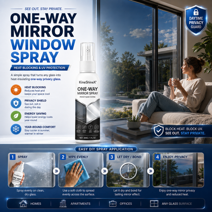 ☀️ Heat-Blocking One-Way Privacy Molecular Coating Spray