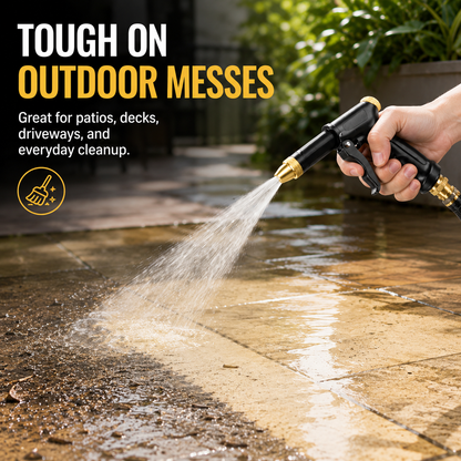 ✨💦2-in-1 High-Pressure Water Nozzle & Foam Sprayer for Cars, Pets & Garden Cleaning