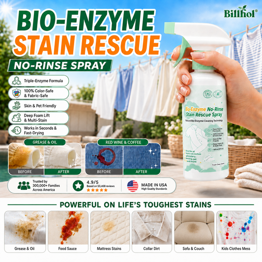 Billhol® Bio-Enzyme No-Rinse Stain Rescue Spray