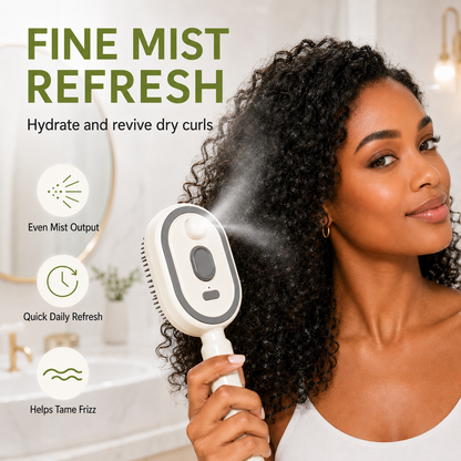 ✨ Steam Mist Straightening Comb – Salon-Smooth Hair at Home