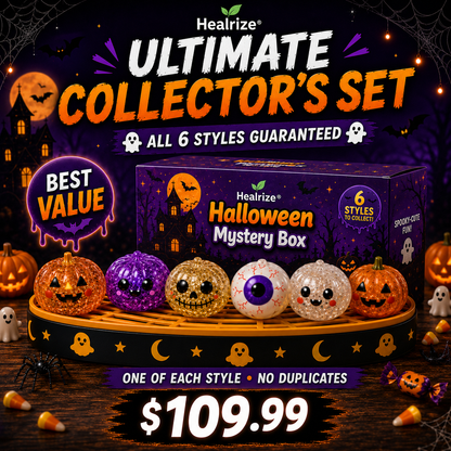 🔥 55% OFF TODAY 🎃Nectavira® Halloween Steamed Bun Squishy Random Mystery Box | 6 Spooky Styles to Collect🎃