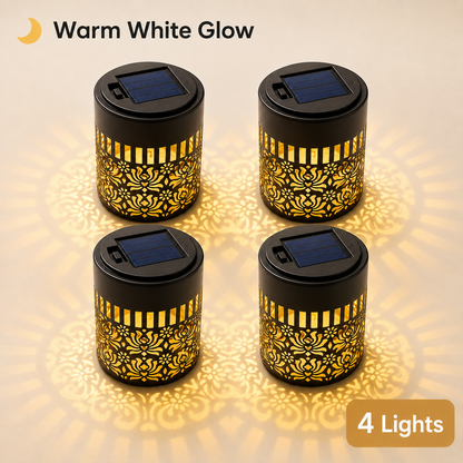 🌀 Limited Sale | Solar Mandala Wall Light – Outdoor Fence Projector Lamp for Patio & Backyard Decor