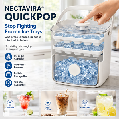 Nectavira® QuickPop Ice Tray Set — 40% OFF