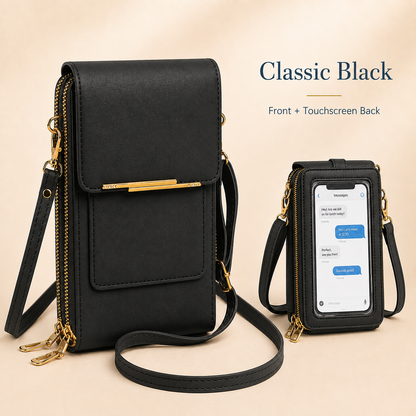 ✨ Nectavira® Touchscreen Crossbody Phone Wallet – Hands-Free Phone, Card & Cash Organizer 📱