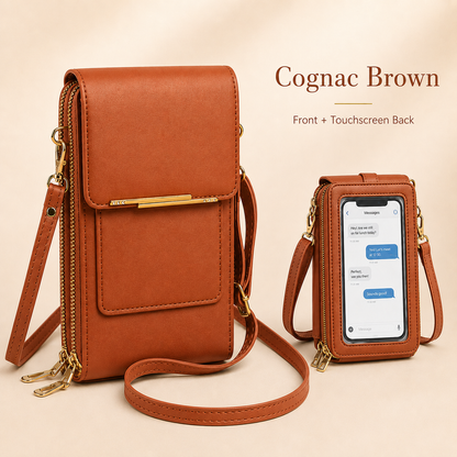 ✨ Nectavira® Touchscreen Crossbody Phone Wallet – Hands-Free Phone, Card & Cash Organizer 📱