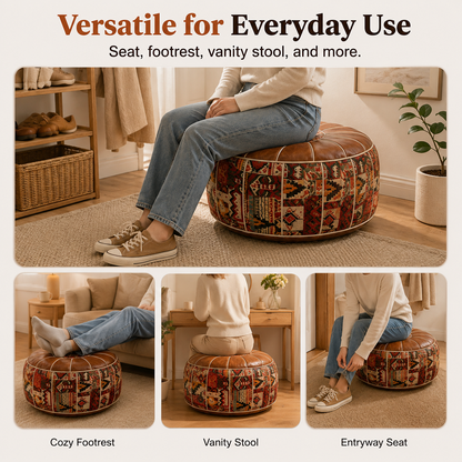 🔥 Limited-Time Offer | 2-in-1 Storage Ottoman – Elegant Seating with Spacious Hidden Storage