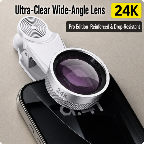 📸Nectavira® 2-in-1 Clip-On Phone Lens Kit – 150° Ultra-Wide & 12.5X Macro