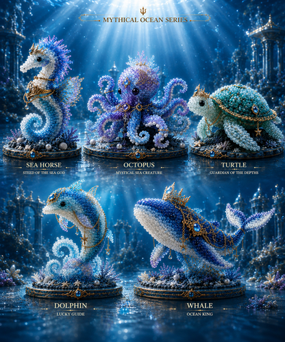🌊 Mythical Ocean DIY Bead Kit – Choose From 12 Collectible Ocean Creature Styles