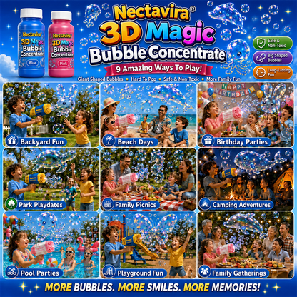Topacme® Super 3D Magic Bubble Concentrate —— Animal & Ocean Fantasy Theme
