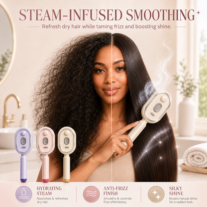 ✨ Nectavira® Smart Mist Hair Smoothing Brush