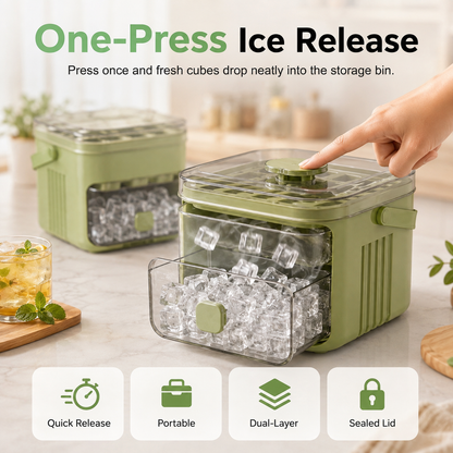🧊 𝐍𝐞𝐜𝐭𝐚𝐯𝐢𝐫𝐚® 𝐐𝐮𝐢𝐜𝐤-𝐑𝐞𝐥𝐞𝐚𝐬𝐞 𝐈𝐜𝐞 𝐌𝐚𝐤𝐞𝐫 𝐰𝐢𝐭𝐡 𝐁𝐮𝐢𝐥𝐭-𝐈𝐧 𝐈𝐜𝐞 𝐒𝐭𝐨𝐫𝐚𝐠𝐞