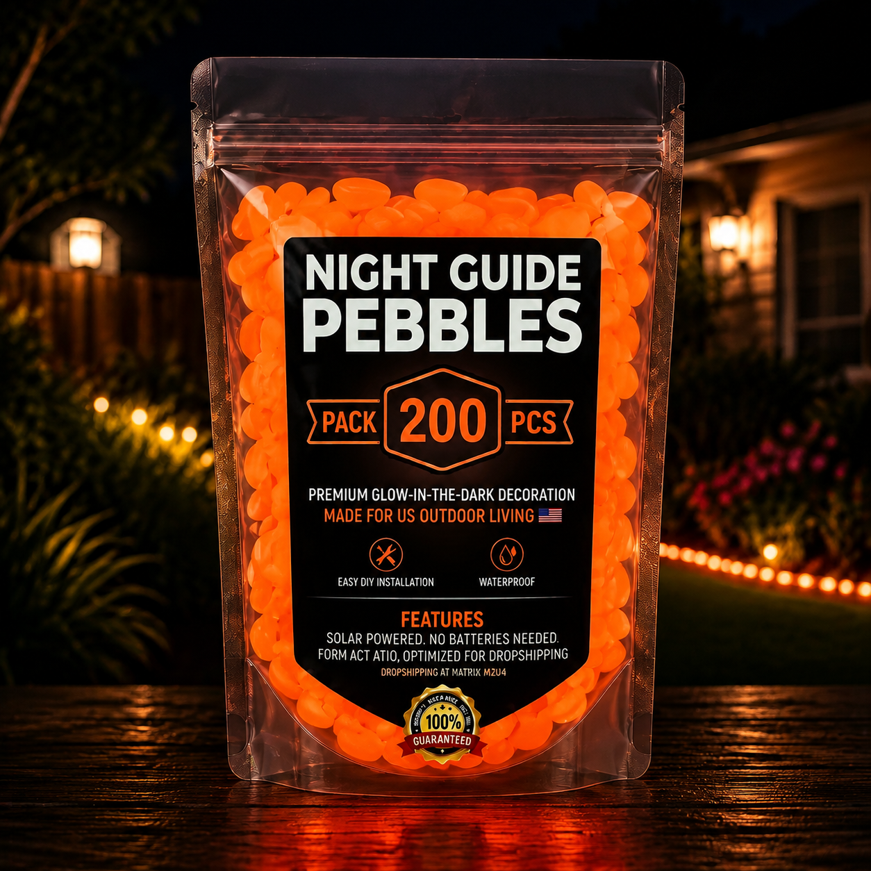 🔥LAST DAY SALE 50%OFF🔥🌈Colorful Glow-in-the-Dark Garden Stones