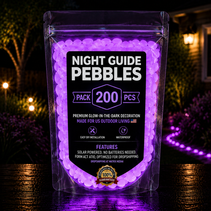 🔥LAST DAY SALE 50%OFF🔥🌈Colorful Glow-in-the-Dark Garden Stones