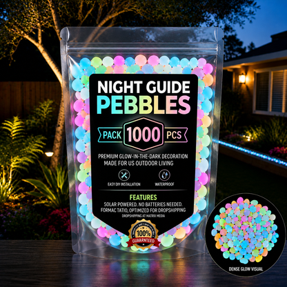 🔥LAST DAY SALE 50%OFF🔥🌈Colorful Glow-in-the-Dark Garden Stones