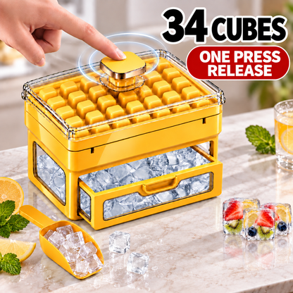 🧊 Nectavira®34/68-Cube All-In-One Ice-Making System With Built-In Storage Drawer