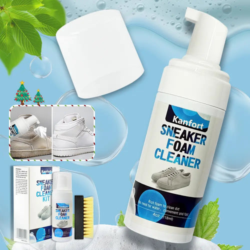 𝑺𝒏𝒆𝒂𝒌𝒆𝒓 𝑭𝒐𝒂𝒎 𝑪𝒍𝒆𝒂𝒏𝒆𝒓 𝑲𝒊𝒕 𝒇𝒐𝒓 𝑾𝒉𝒊𝒕𝒆 𝑺𝒉𝒐𝒆𝒔 - 𝑫𝒆𝒆𝒑 𝑪𝒍𝒆𝒂𝒏 𝑺𝒕𝒂𝒊𝒏 𝑹𝒆𝒎𝒐𝒗𝒂𝒍 4𝒐𝒛 / 118𝒎𝒍