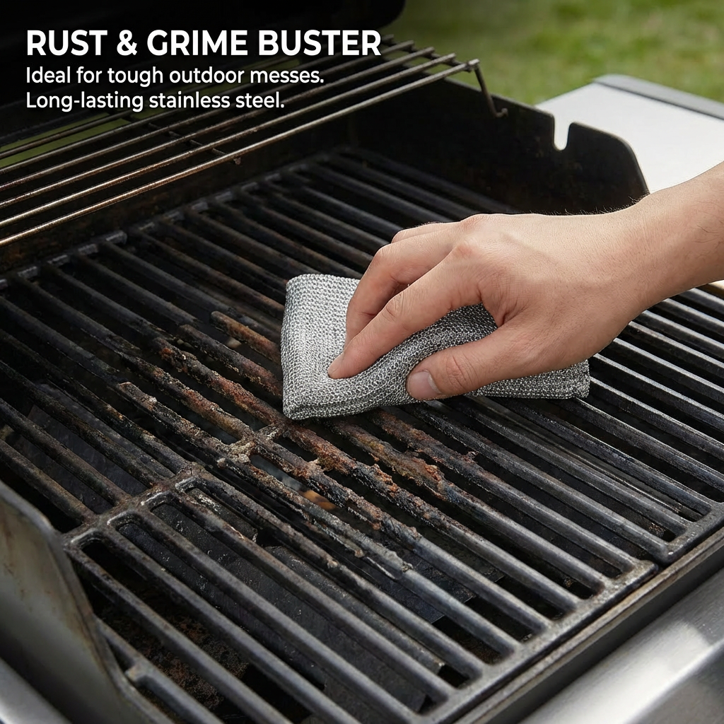 ✨𝐷𝑢𝑟𝑎𝑏𝑙𝑒 𝑊𝑖𝑟𝑒 𝐷𝑖𝑠ℎ 𝐶𝑙𝑒𝑎𝑛𝑖𝑛𝑔 𝐶𝑙𝑜𝑡ℎ – 𝑇𝑜𝑢𝑔ℎ 𝑜𝑛 𝐺𝑟𝑒𝑎𝑠𝑒, 𝑆𝑎𝑓𝑒 𝑓𝑜𝑟 𝑊𝑒𝑡 & 𝐷𝑟𝑦