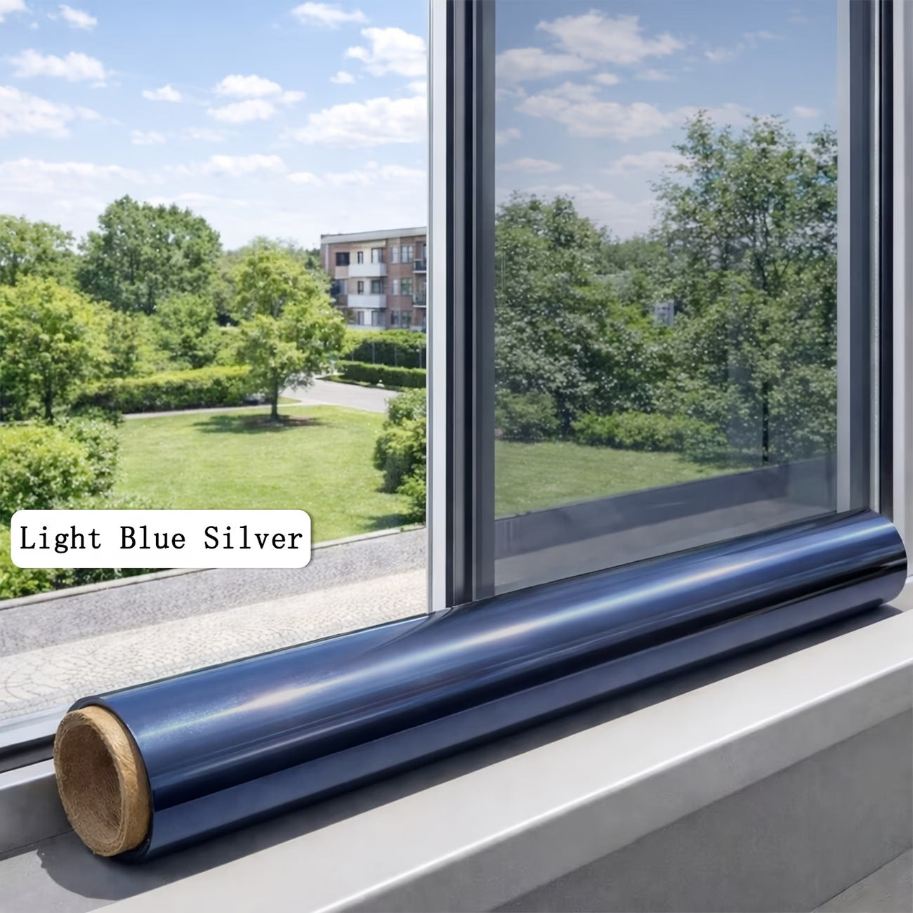 ☀️ One-Way Mirror Window Film – Heat Control & UV Protection