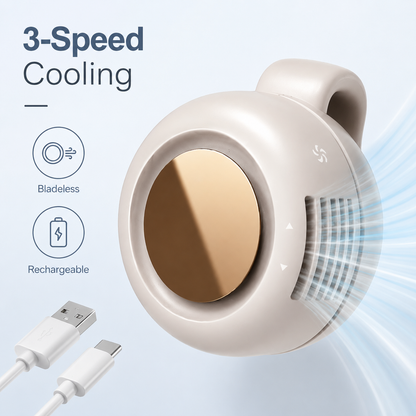 Westdeer Portable Silent Mini Bladeless Fan Stay Cool Anywhere, Anytime ❄️💨-LUN