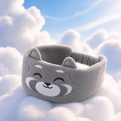 Nectavira® 🔥 Soft Bluetooth Sleep Headband For Kids, Toddlers & Adults Long Flights. Quiet Kids. Stress-Free Travel.