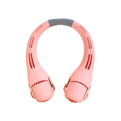 💎2026 HOT SALE🥳💞50K+ SOLD!🍃💨Neck Air Conditioner Fan – Ultra‑quiet, 360° rotating, 3 speeds. 🌬️