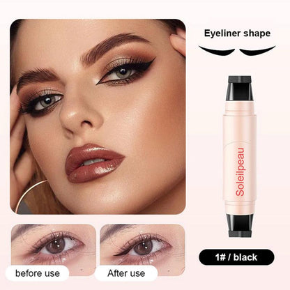 Soleilpeau® Waterproof Winged Eyeliner Stamp Pen – Quick-Dry, Smudge-Proof & Long-Lasting